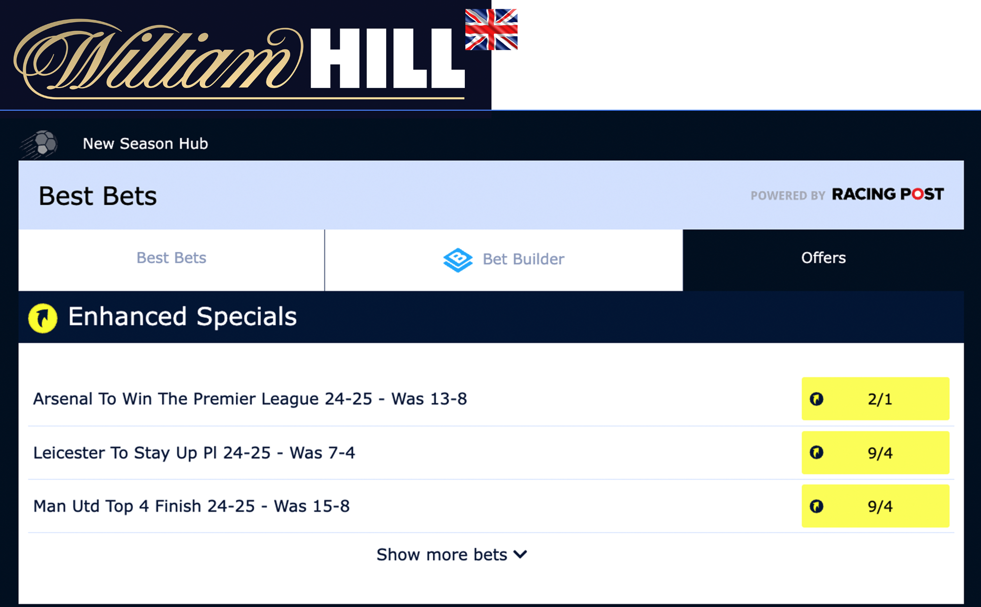 William Hill Euro 2024 Hub English
